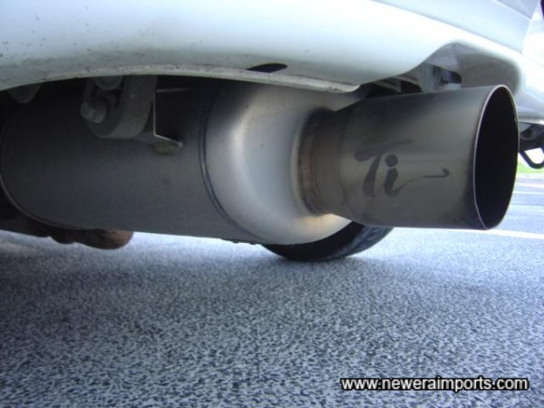  Ti Stainless steel exhaust