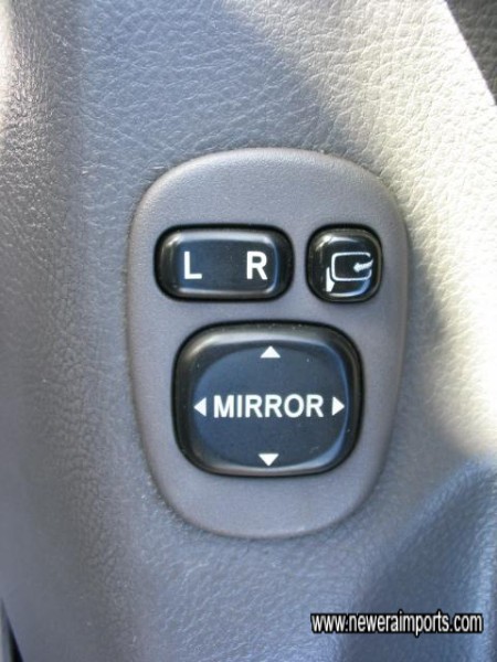 Remote Controlled mirrors - incl. retract mode.