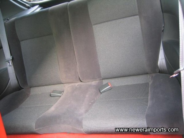Rear seats look unused, same as the front seats!