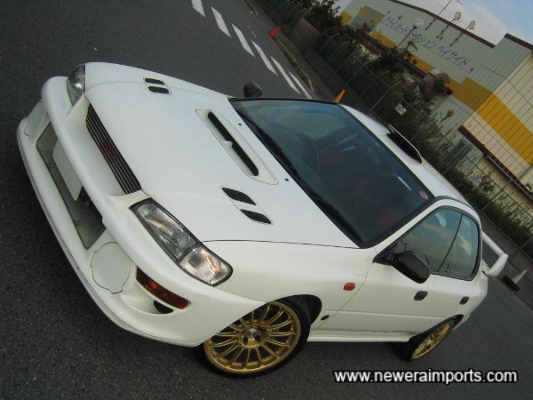Sti 4 Type RA - Note the rally style roof vent.