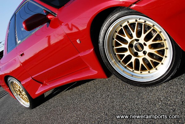 BBS LM split rim 18'' alloys are some of the most beautiful GT-R wheels!