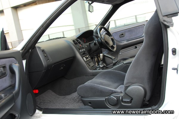 Interior is in excellent well kept condition - in keeping with the car's genuine mileage.