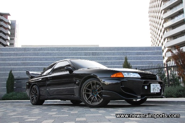 Combination of styling parts make for a very impressive R32 GT-R!