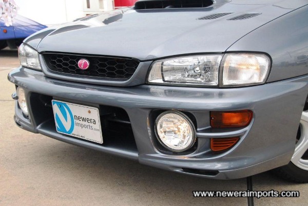 Sti Version 5 was fitted with crystal headlights as standard.