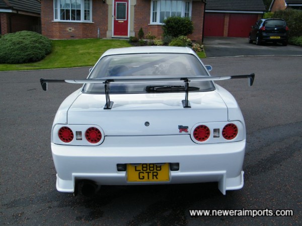 Original SARD GT Wing is of Motorsports GT quality. A very expensive item when new!