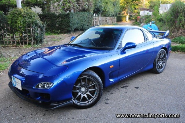 Mica Blue Metallic is one of the most desirable colours for an RX-7 FD3S.