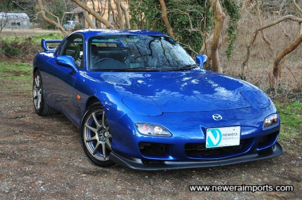 One of our favourite colours to have on an RX-7. Very rare too!
